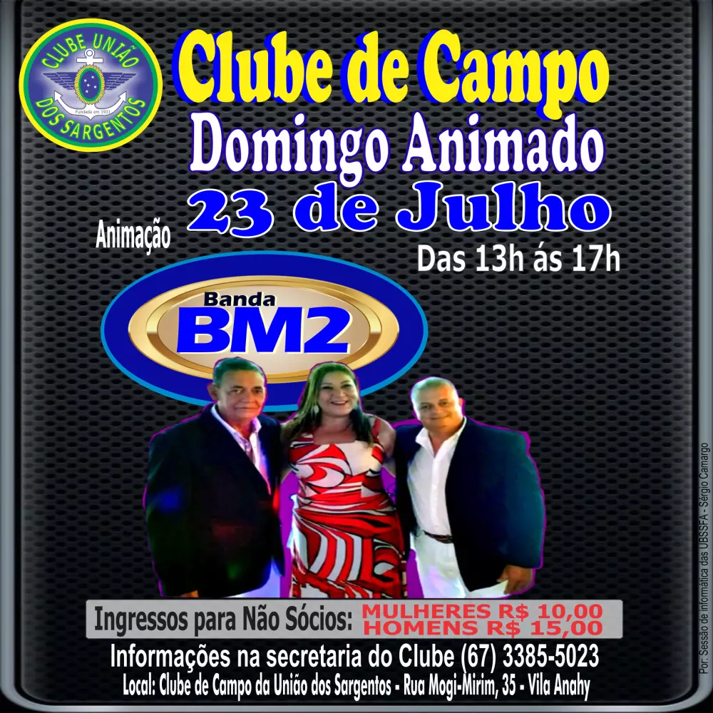 Domingo Animado no Clube de Campo 26/07/2023